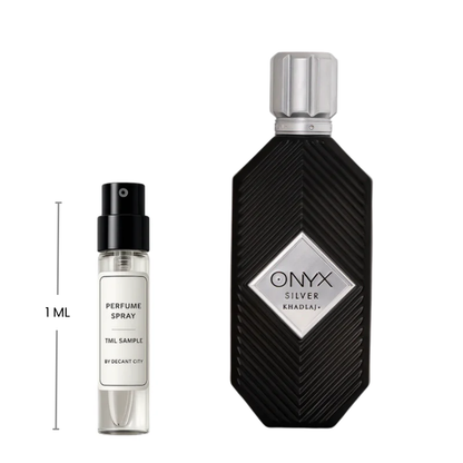 Khadlaj Onyx Silver Eau de Parfum (EDP) – Men’s Fragrance