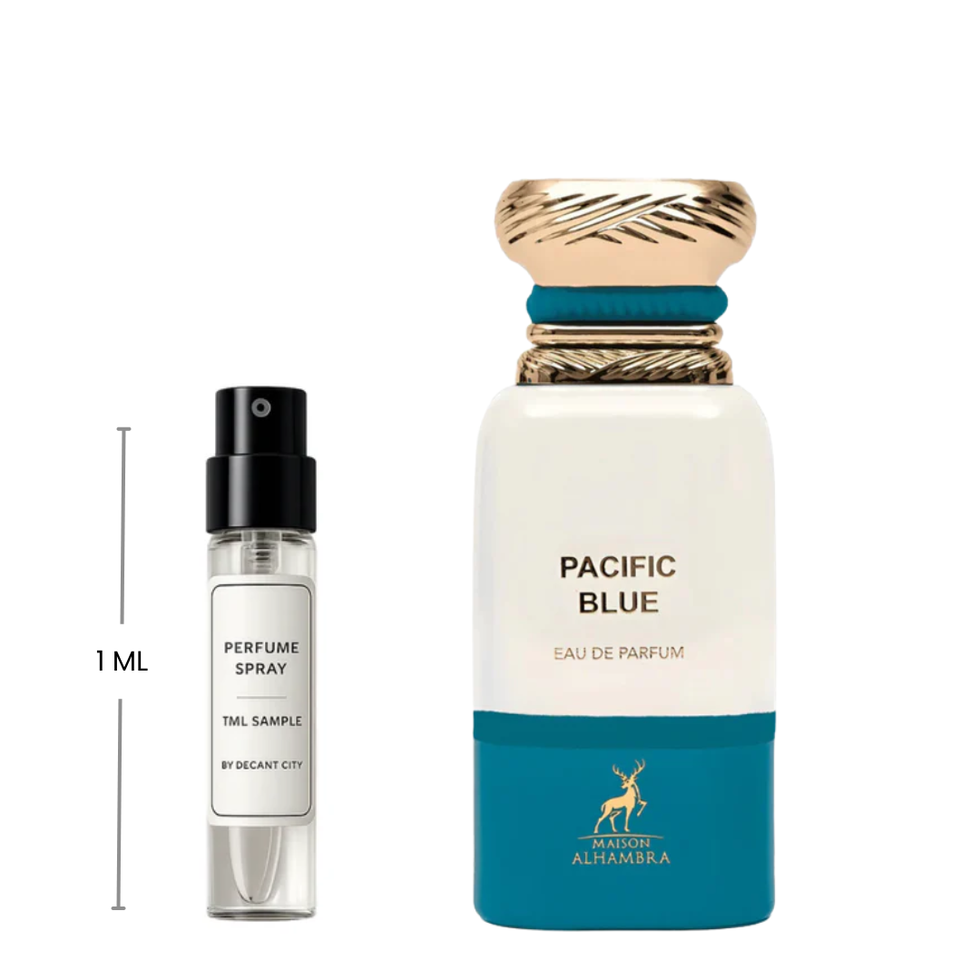 Pacific Blue Eau de Parfum by Maison Alhambra Lattafa, EDP Spray, Unisex Fragrance