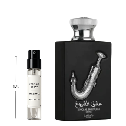 Ishq Al Shuyukh Silver by Lattafa, For Men