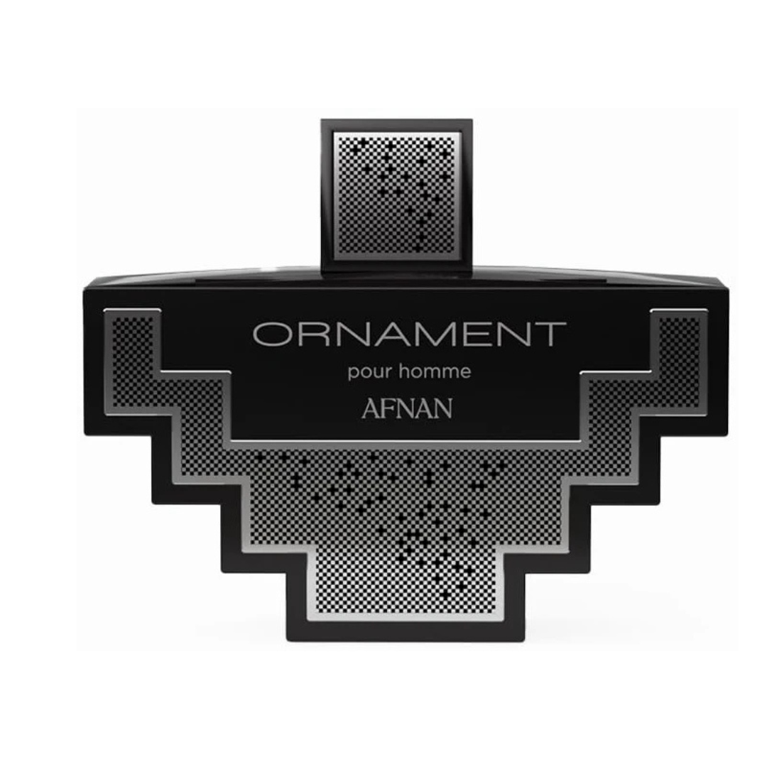 Afnan Ornament Pour Homme Eau de Parfum Spray, Woody Aromatic, for Men
